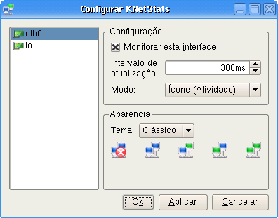 configure dialog box